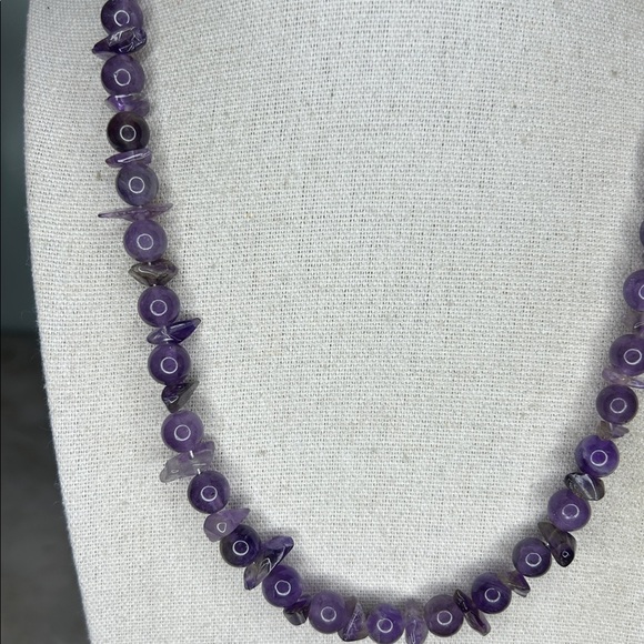 Veronese Amethyst Necklace 8” Drop with extender - Picture 2 of 3